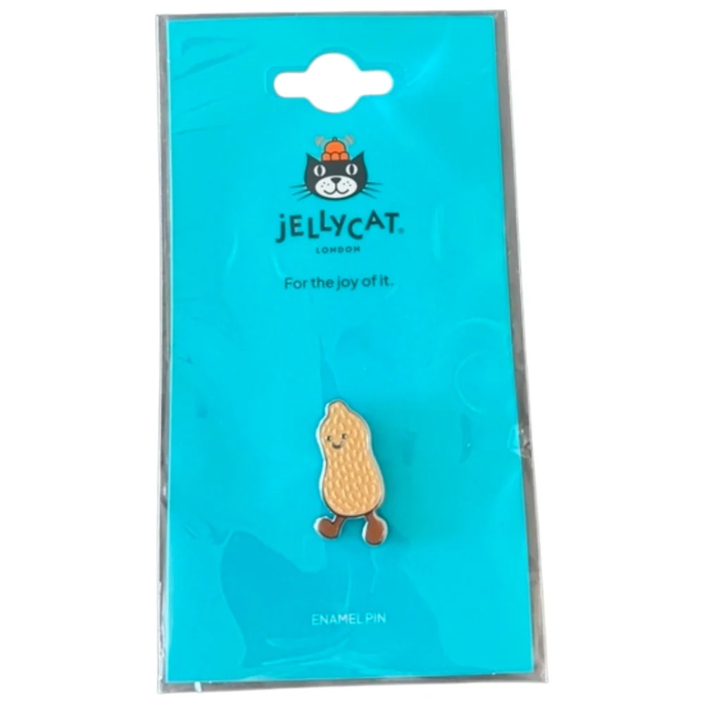 💛▪️Jellycat▪️ Tan Peanut Enamel Pin